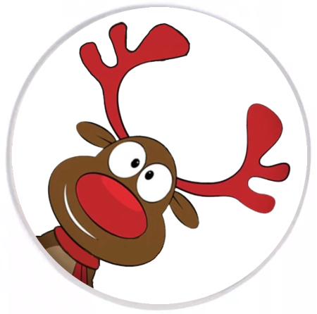 Petite Happy Reindeer Snap