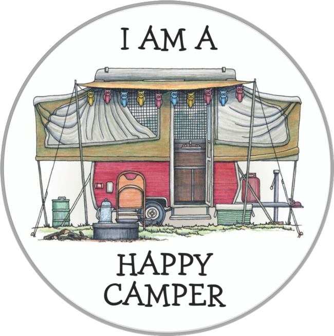 Statement Happy Camper Snap