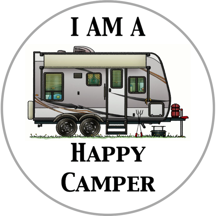 Statement Happy Camper Snap