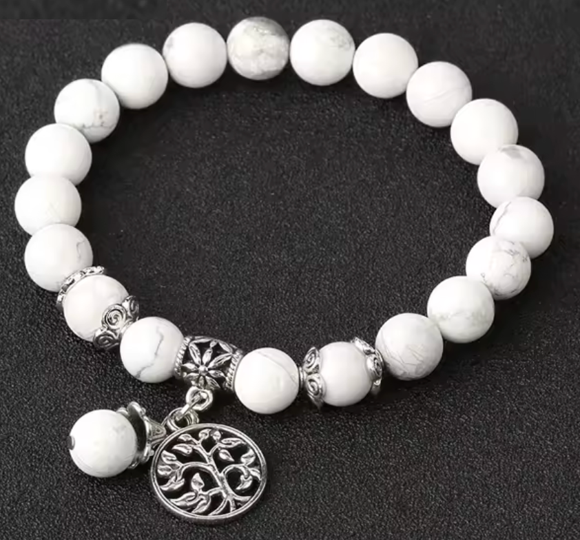 Howlite Stretch Bracelet