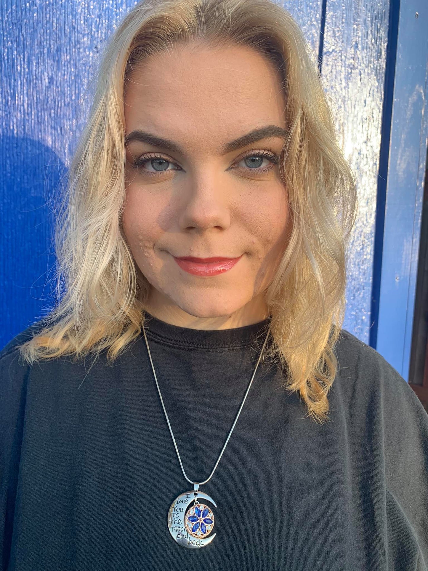 Statement I love You To The Moon And Back Necklace