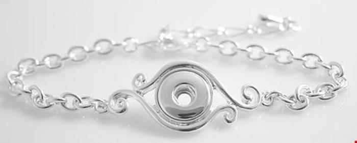 Petite Dainty Silver Tone Bracelet