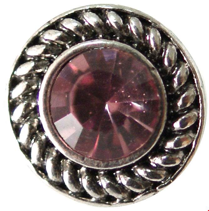 Petite Vintage Twist Crystal Snap