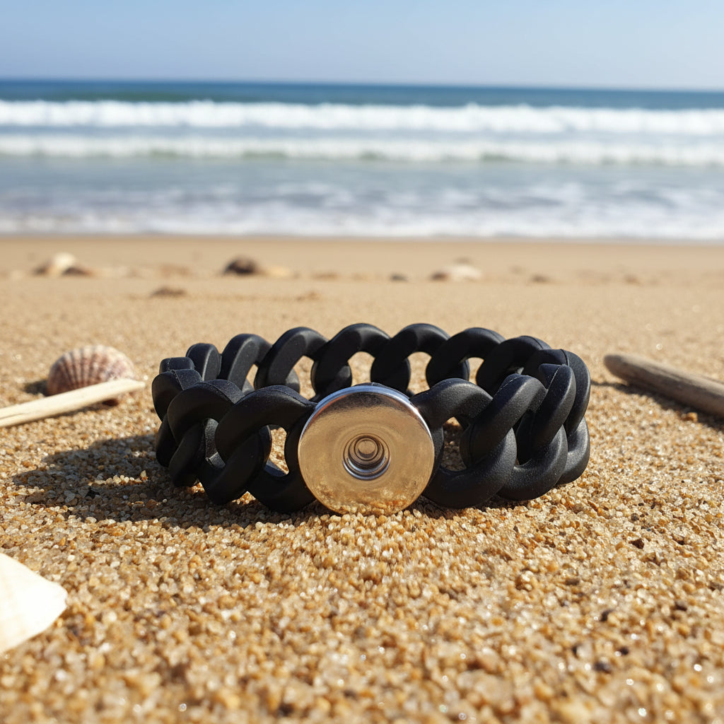 Statement Silicone Stretch Bracelet