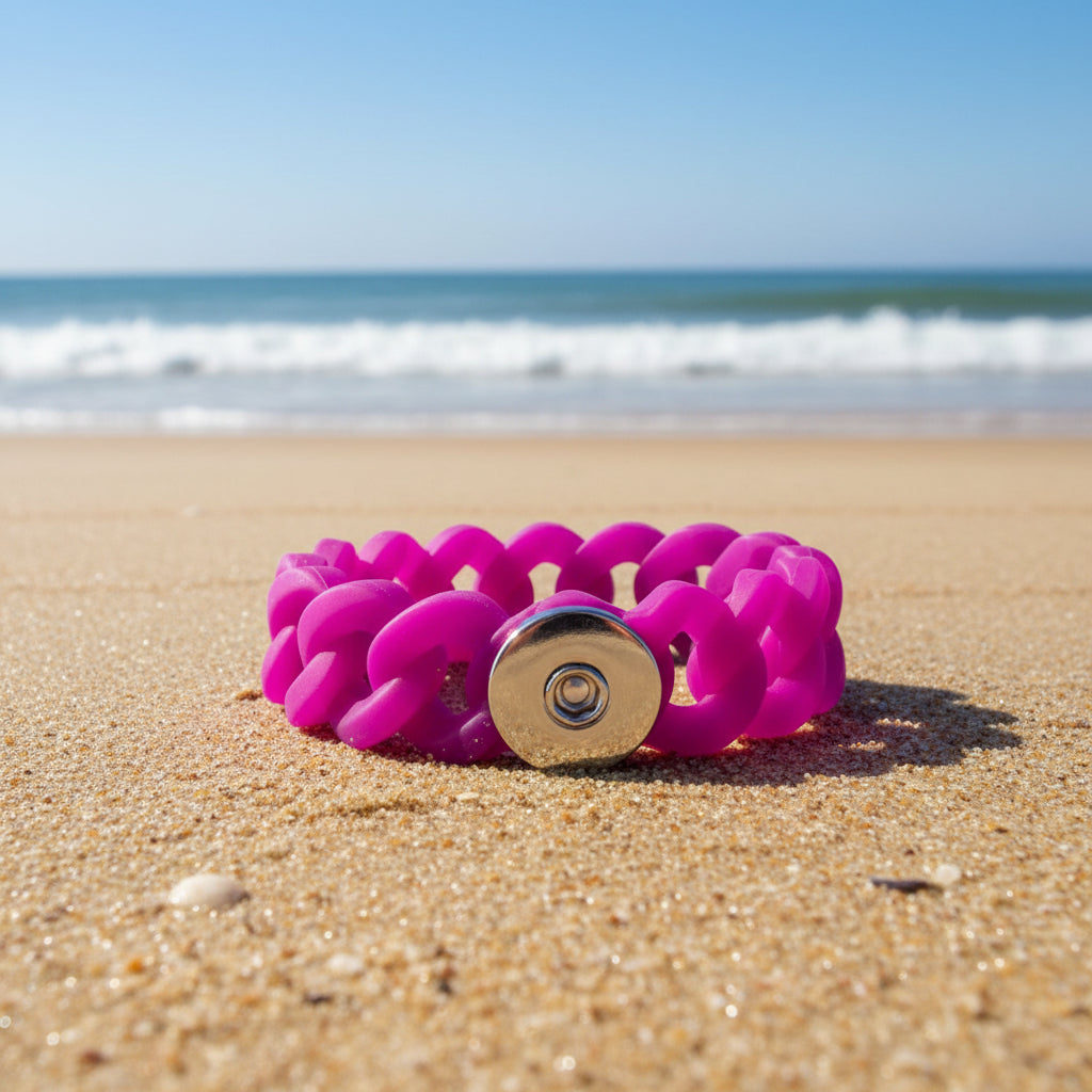 Statement Silicone Stretch Bracelet