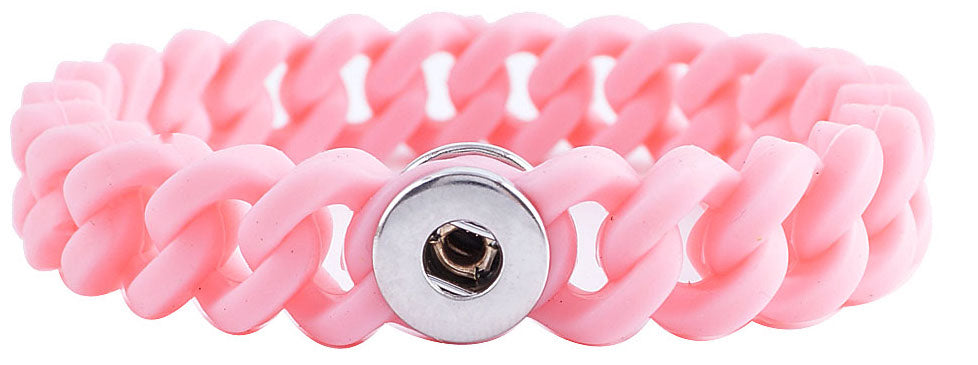 Petite Pink Silicone Stretch Bracelet