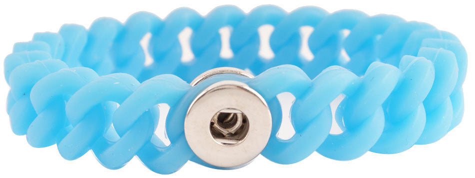 Petite Light Blue Silicone Stretch Bracelet