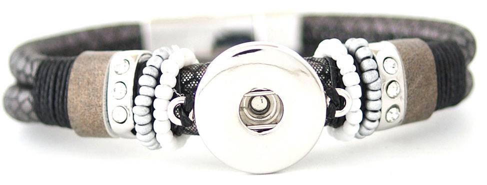 Statement Black Bling Bracelet