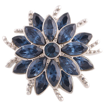 Bling Flower Button Cover
