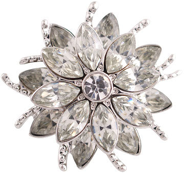 Statement Bling Flower Snap