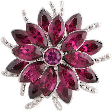 Statement Bling Flower Snap