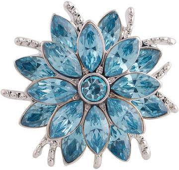Statement Bling Flower Snap