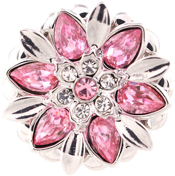 Statement Bling Flower Snap