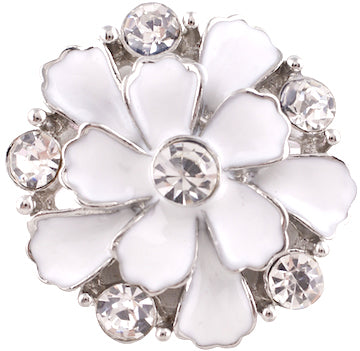 Statement Bling Flower Snap