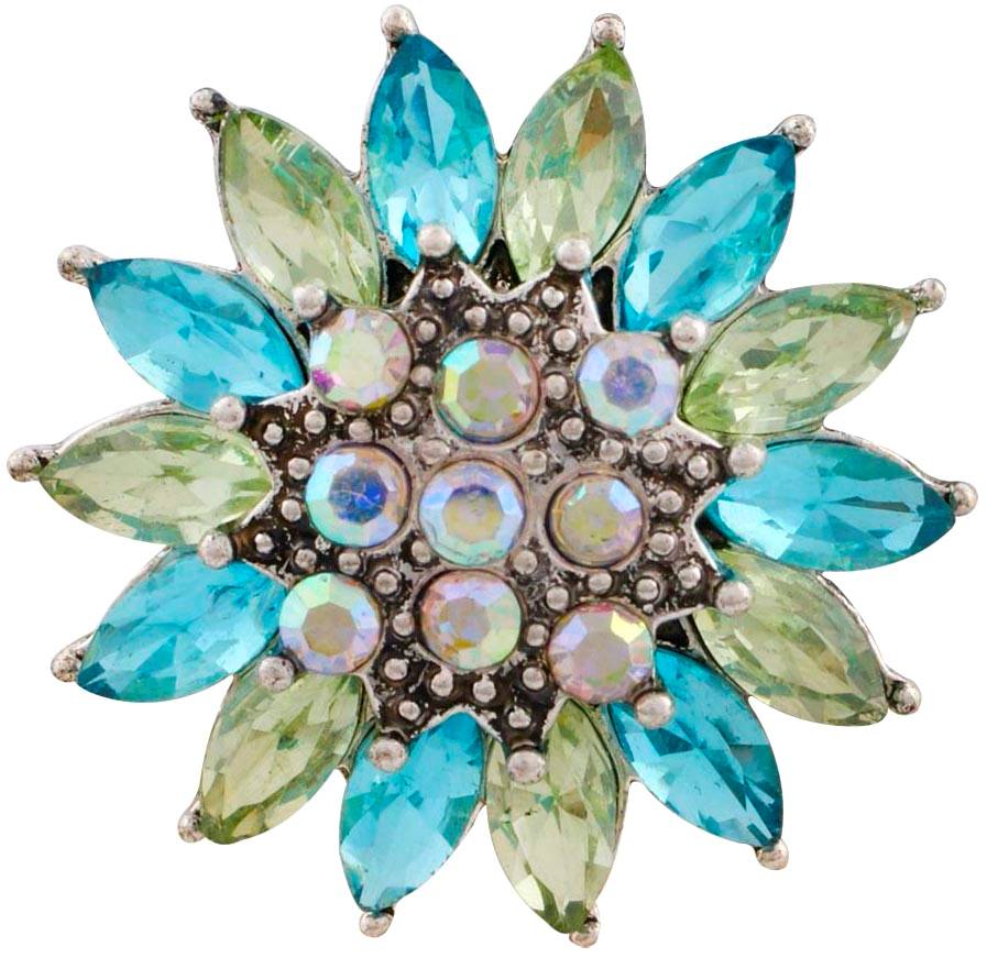 Statement Bling Flower Snap