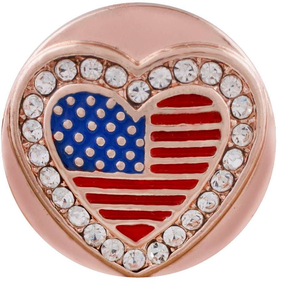 Statement Heart Flag Snap