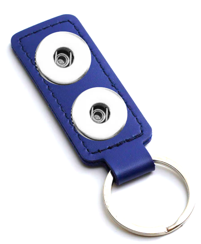 Statement 2 Snap Keychain: Deep Blue