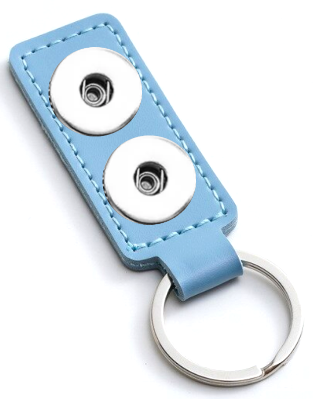 Statement 2 Snap Keychain: Blue