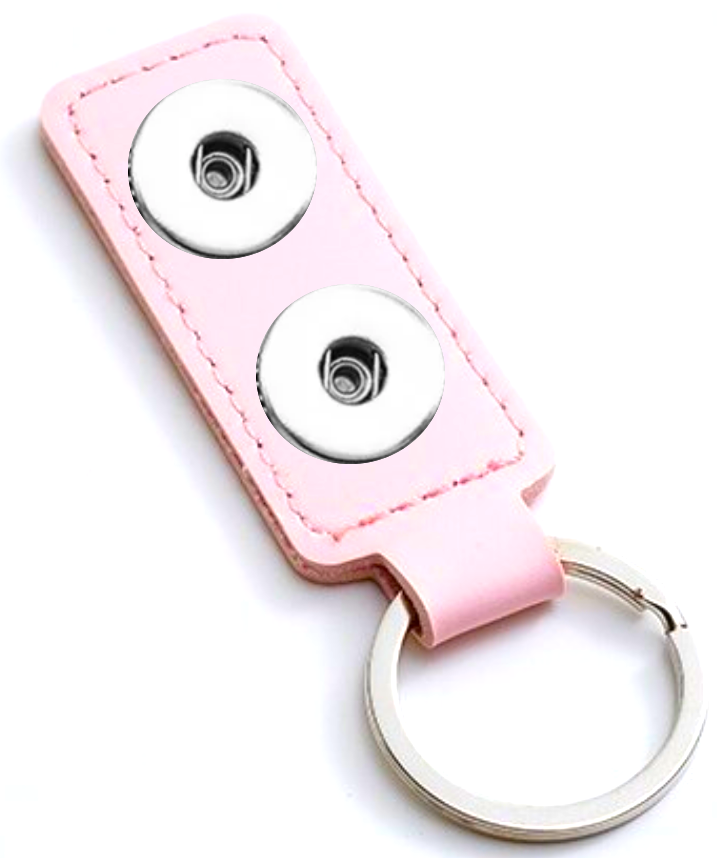 Statement 2 Snap Keychain: Pink