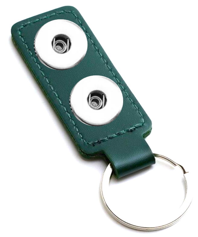 Statement 2 Snap Keychain: Deep Green