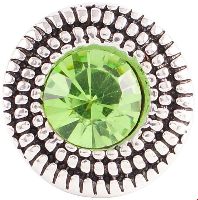 Petite Crystal Swirl Snap