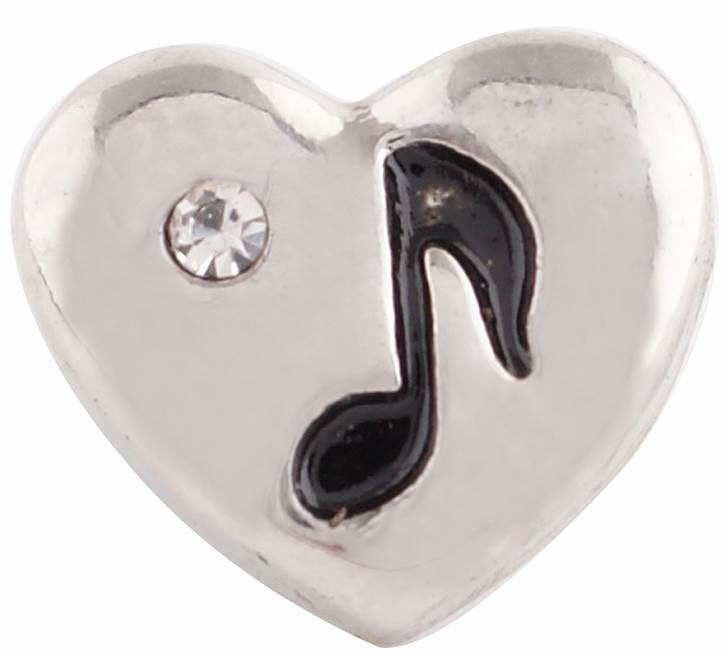 Petite Music Heart Snap