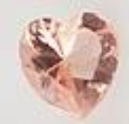 June Birthstone Heart Charm
