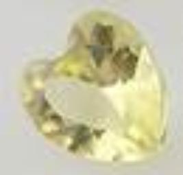 August Birthstone Heart Charm