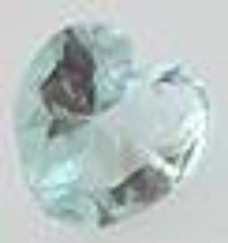 December Birthstone Heart Charm