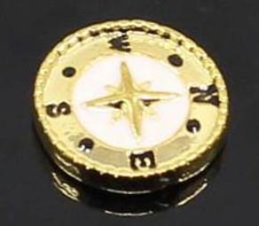 Compass Locket Charm