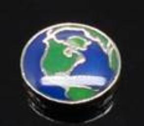 Globe Locket Charm