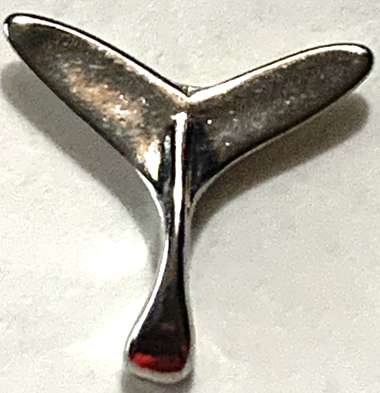 Silver Whale Tail Locket Charm