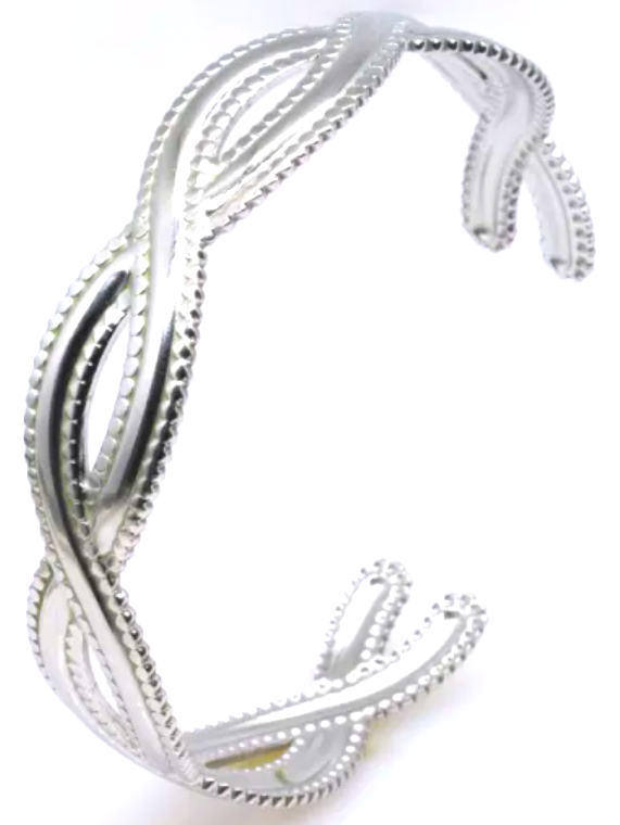 Stainless Steel Twists Bracelet
