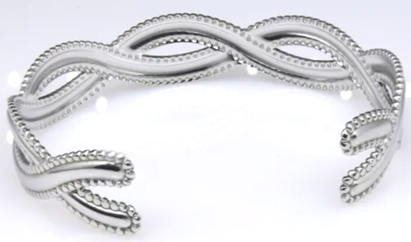 Stainless Steel Twists Bracelet
