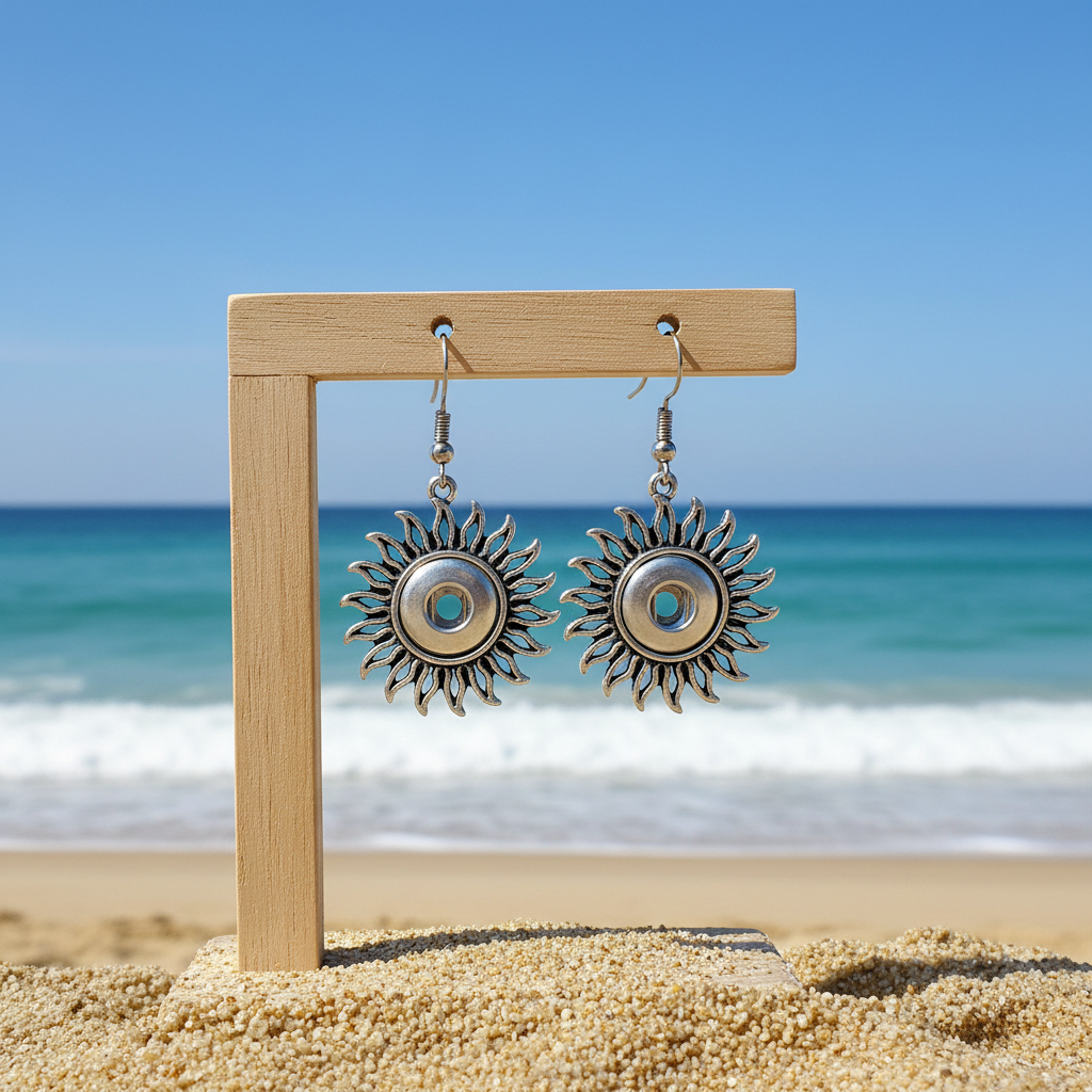 Petite Sunflower/Sun Earrings