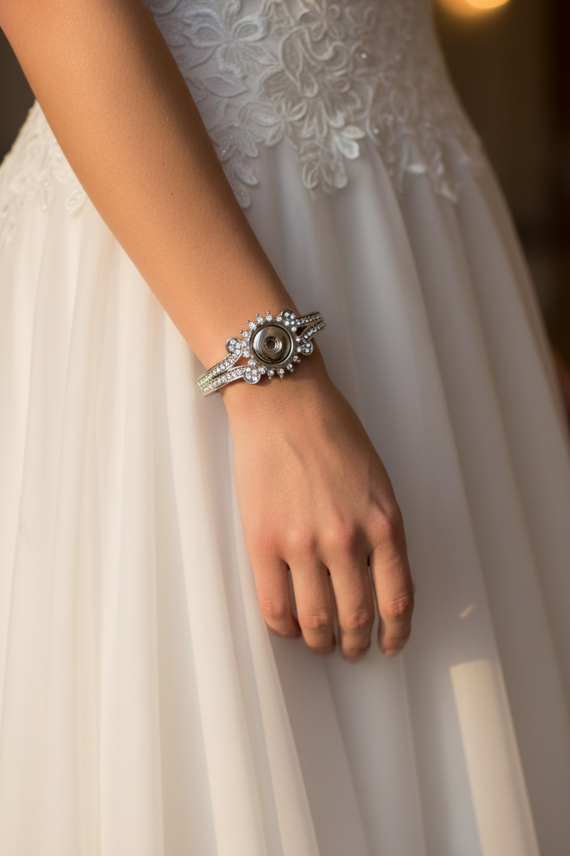 Petite Crystal Cuff Bracelet