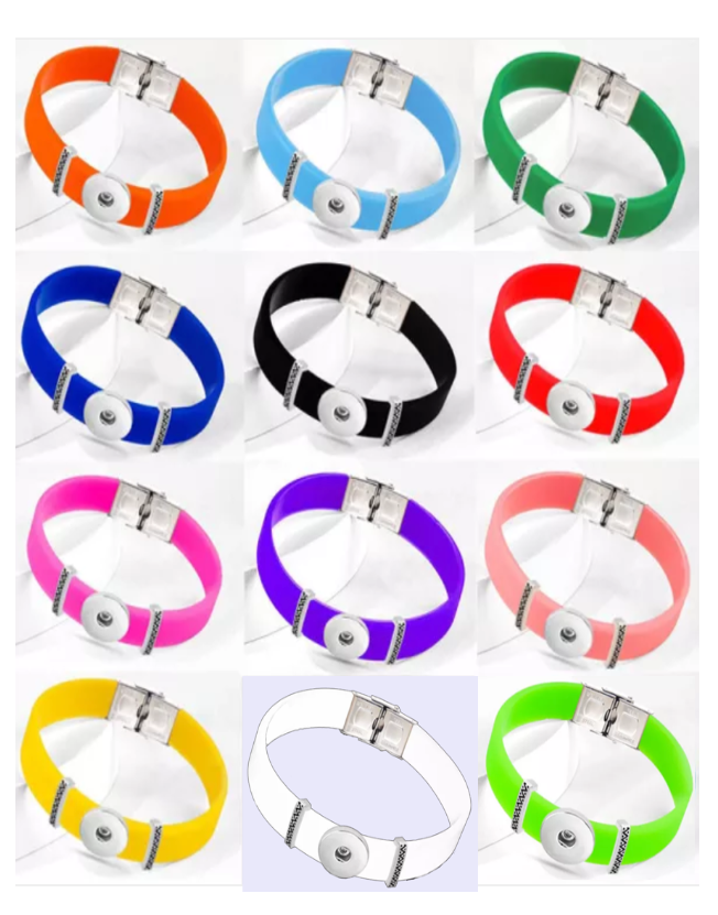 Petite Purple Silicone Adjustable Bracelet