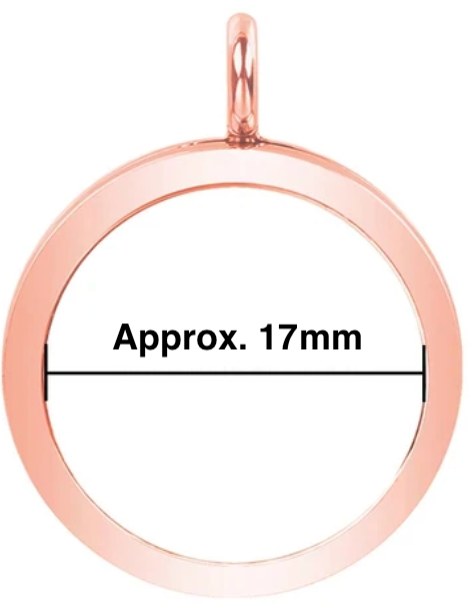 Rose Gold Magnetic Closure Locket
