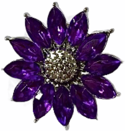Statement Ultra Bling Flower Snap