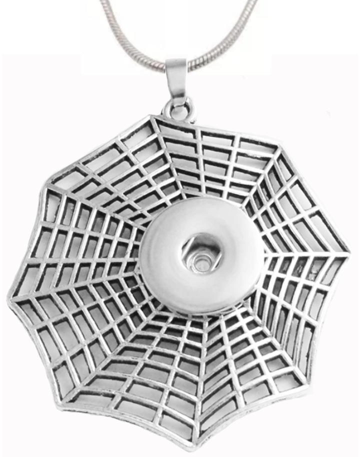 Statement Spider Web Necklace