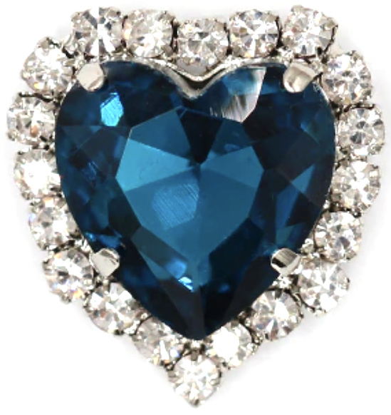 Petite Heart December Birthstone Snap