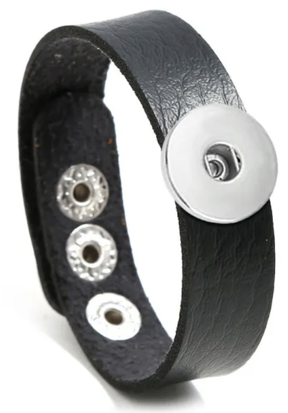 Statement Leather Bracelet