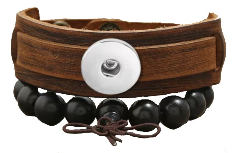 Statement Leather Bracelet