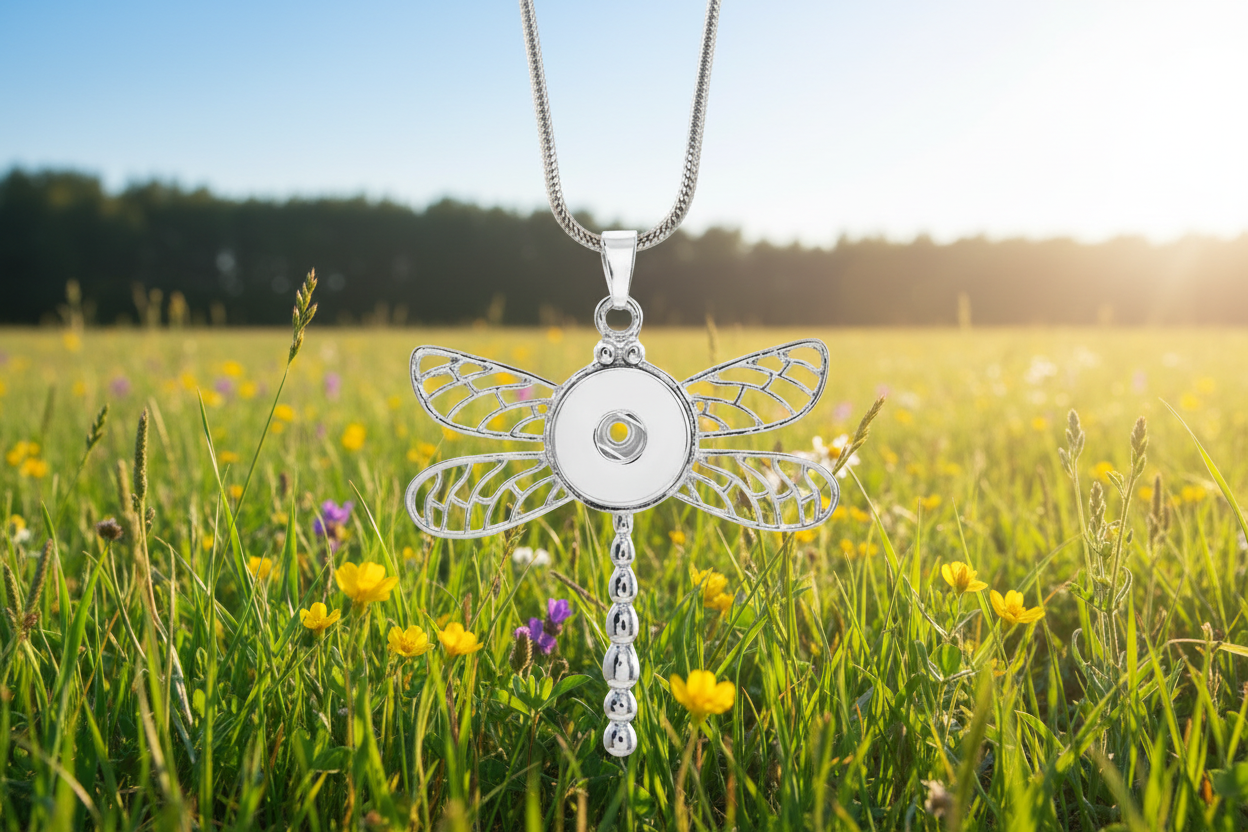 Statement Dragonfly Necklace