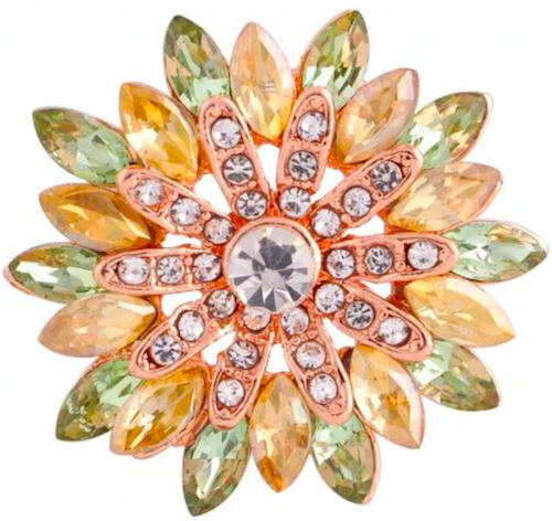 Statement Crystal Burst Snap