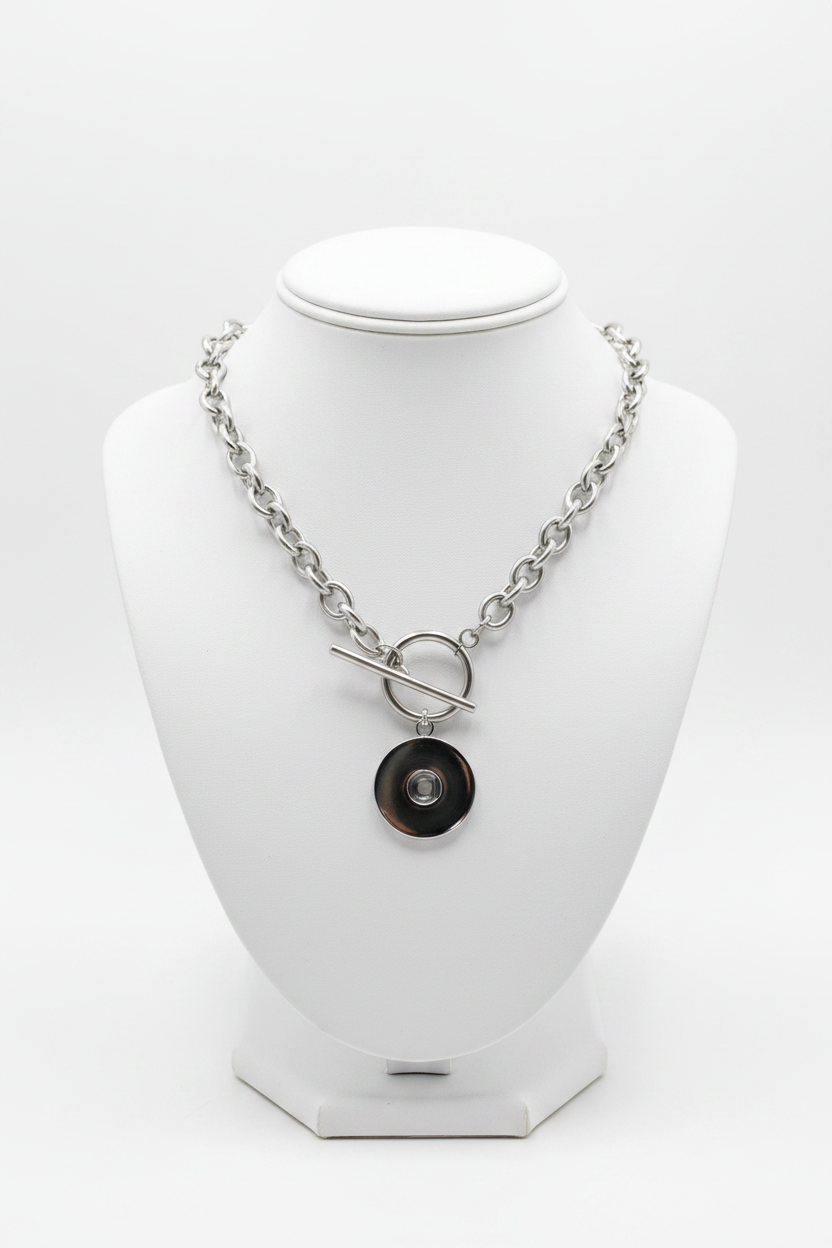Statement Toggle Close Necklace