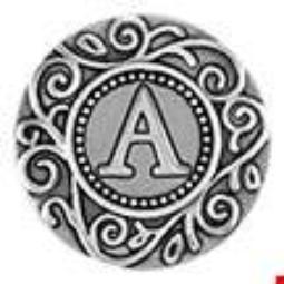 Statement Swirl Letter A Snap