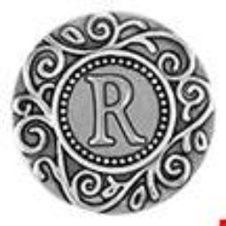 Statement Swirl Letter R Snap