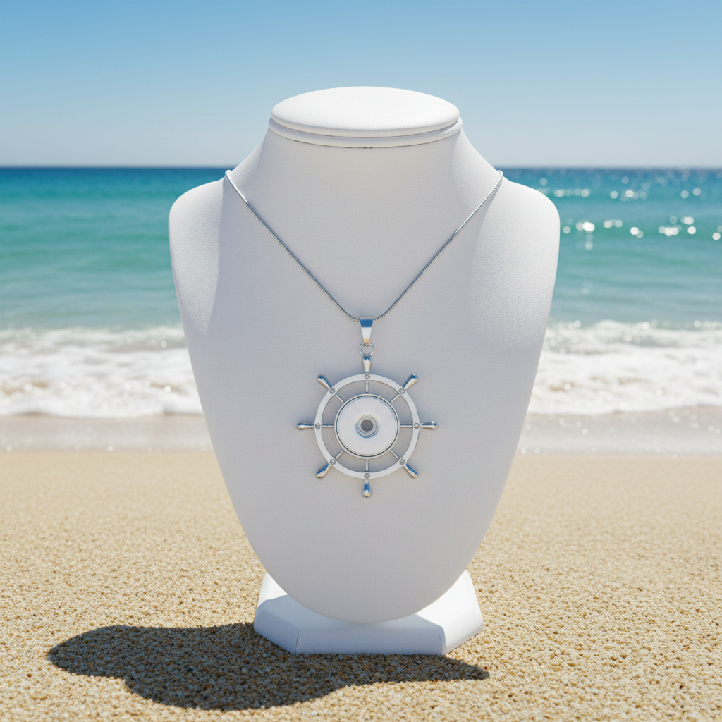 Statement Come Sail Away Necklace