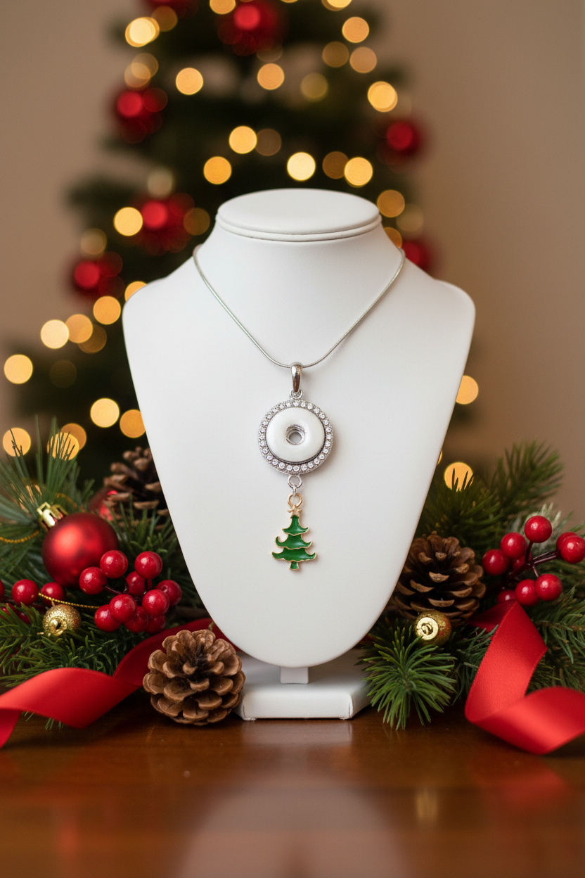 Statement Dangle Tree Necklace